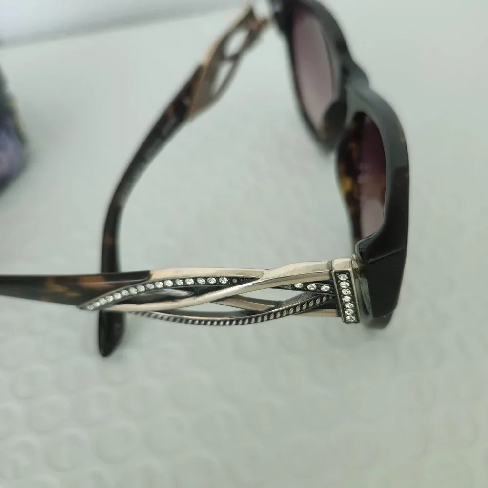 Brighton Neptune's Rings Swirl Sunglasses Tortoise Shell Frames - UC with tin - Picture 5 of 6